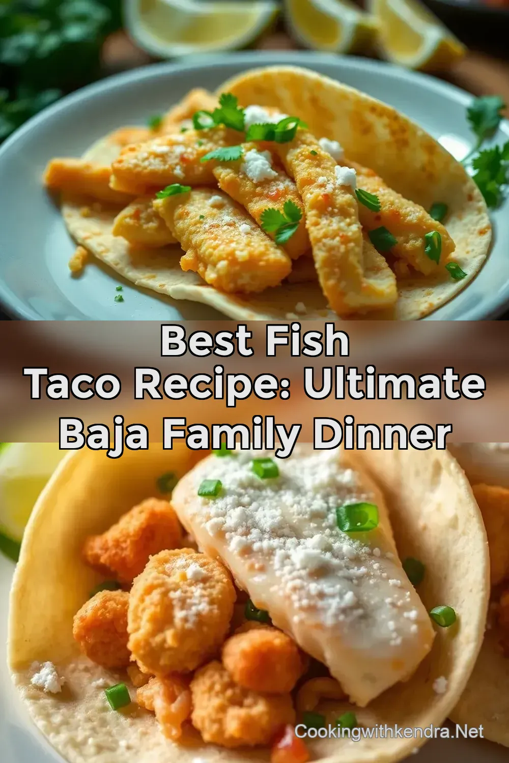 Best Fish Taco Recipe: Ultimate Baja Family Dinner : PIN FOR LATER Best Fish Taco Recipe: Ultimate Baja Family Dinner