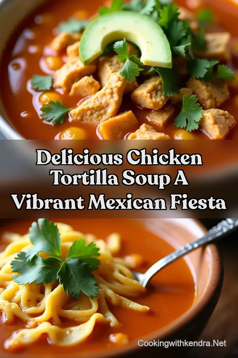 Chicken Tortilla Soup Fiesta in a Bowl My GoTo Recipe