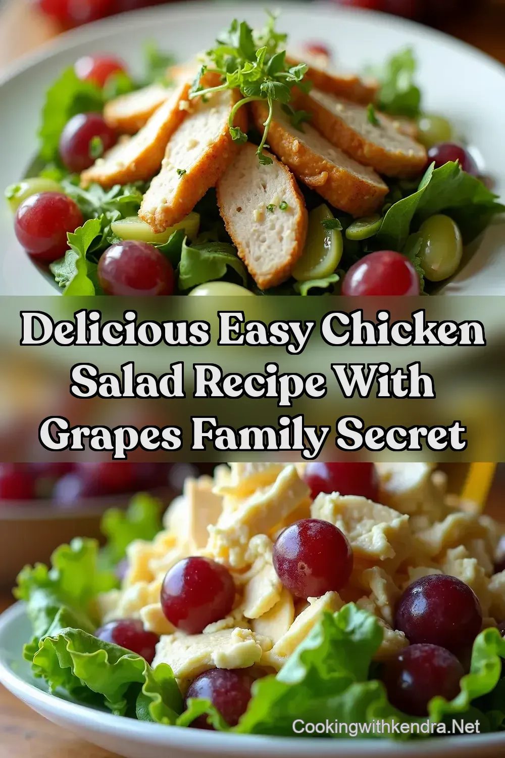 Grape Expectations My Chicken Salad Recipe with Grapes…