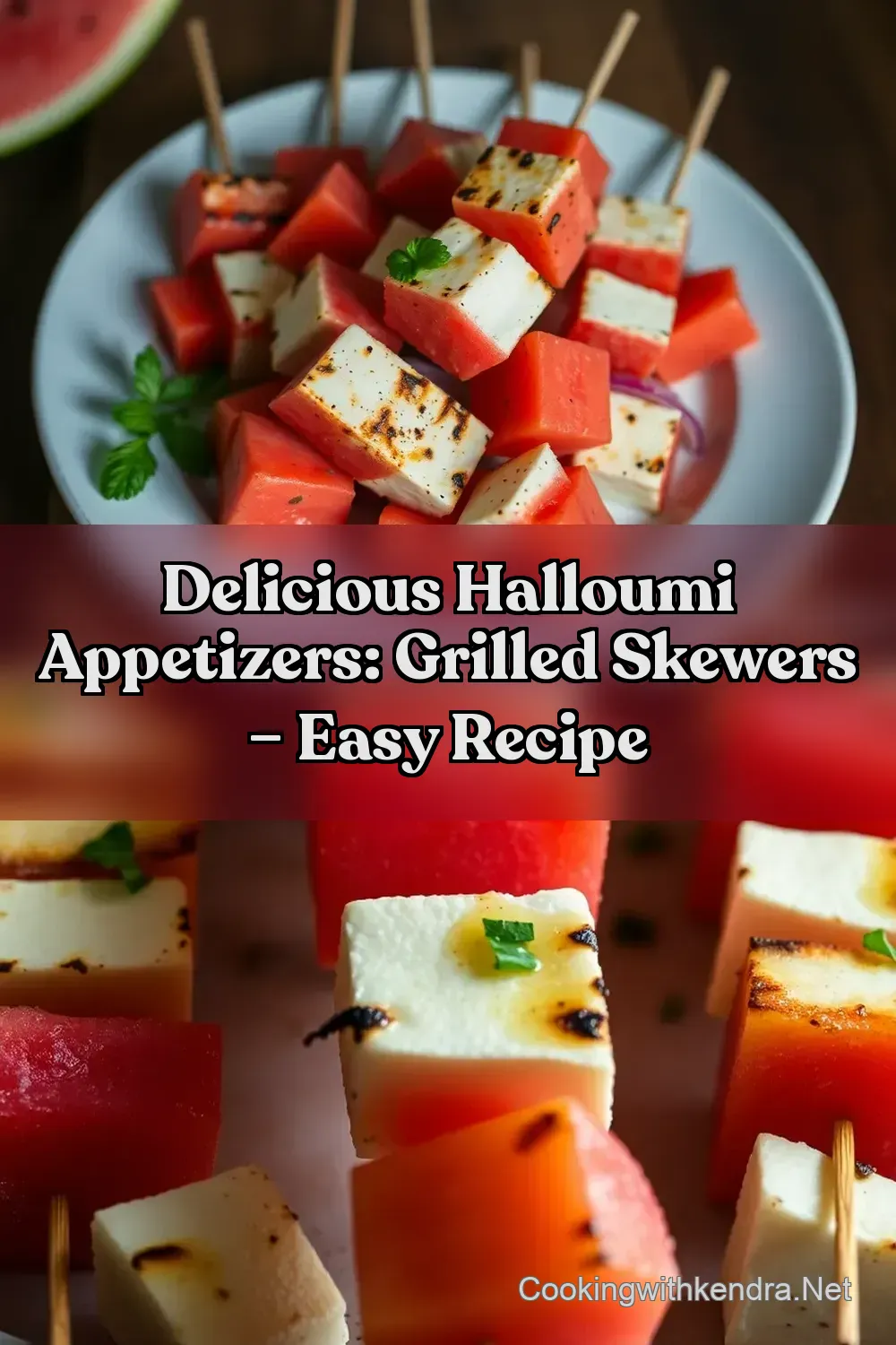 Delicious Halloumi Appetizers: Grilled Skewers – Easy Recipe : PIN FOR LATER Delicious Halloumi Appetizers: Grilled Skewers – Easy Recipe