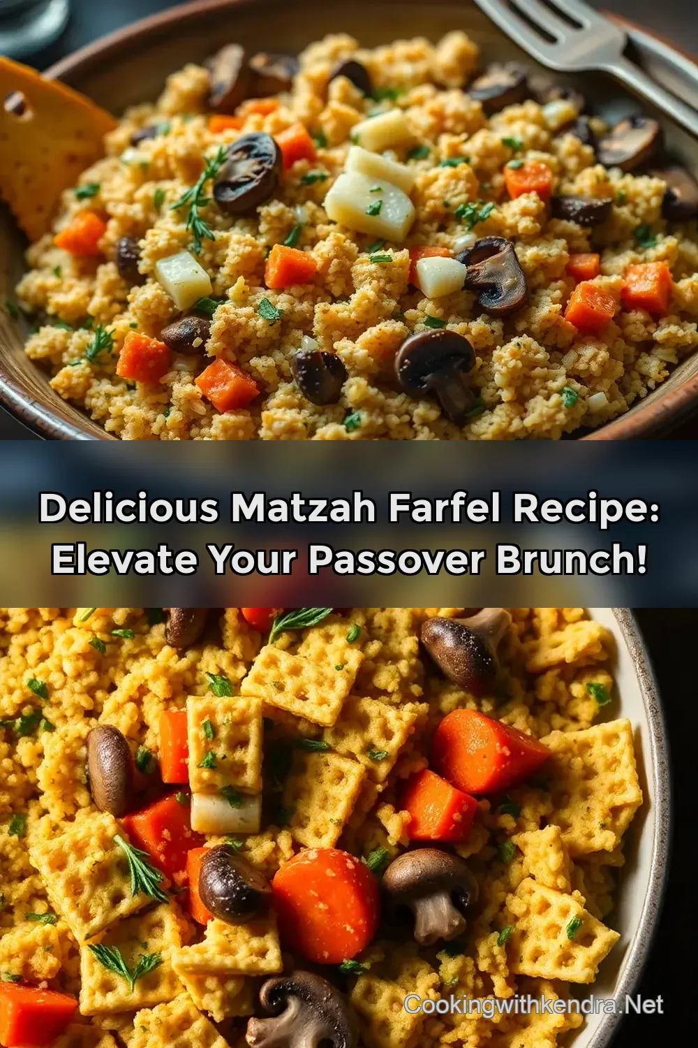 Delicious Matzah Farfel Recipe: Elevate Your Passover Brunch! : PIN FOR LATER Delicious Matzah Farfel Recipe: Elevate Your Passover Brunch!