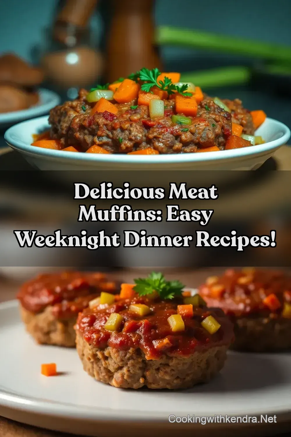 Delicious Meat Muffins: Easy Weeknight Dinner Recipes! : PIN FOR LATER Delicious Meat Muffins: Easy Weeknight Dinner Recipes!