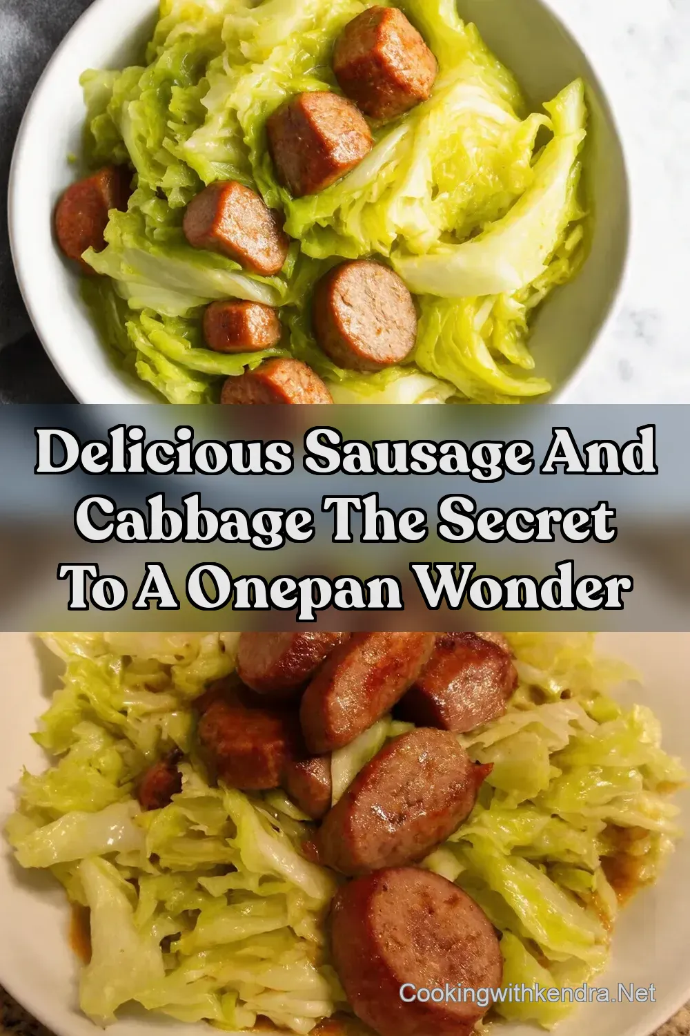 Healthy Cabbage and Sausage with My Bangers Cabbage