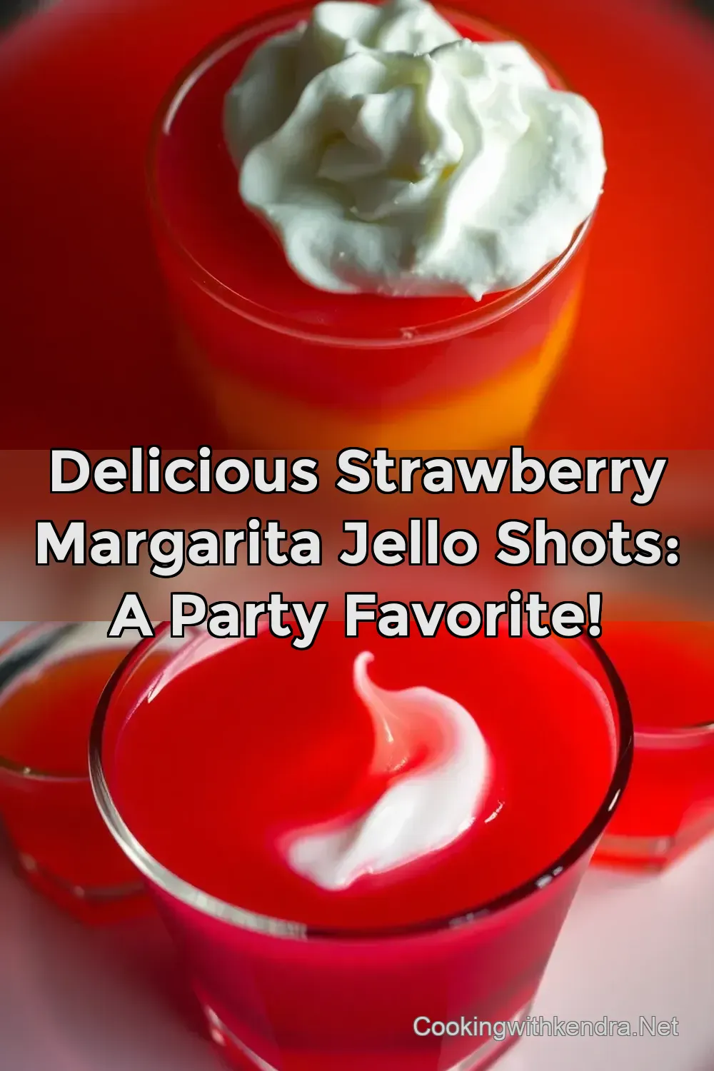 Delicious Strawberry Margarita Jello Shots: A Party Favorite! : PIN FOR LATER Delicious Strawberry Margarita Jello Shots: A Party Favorite!