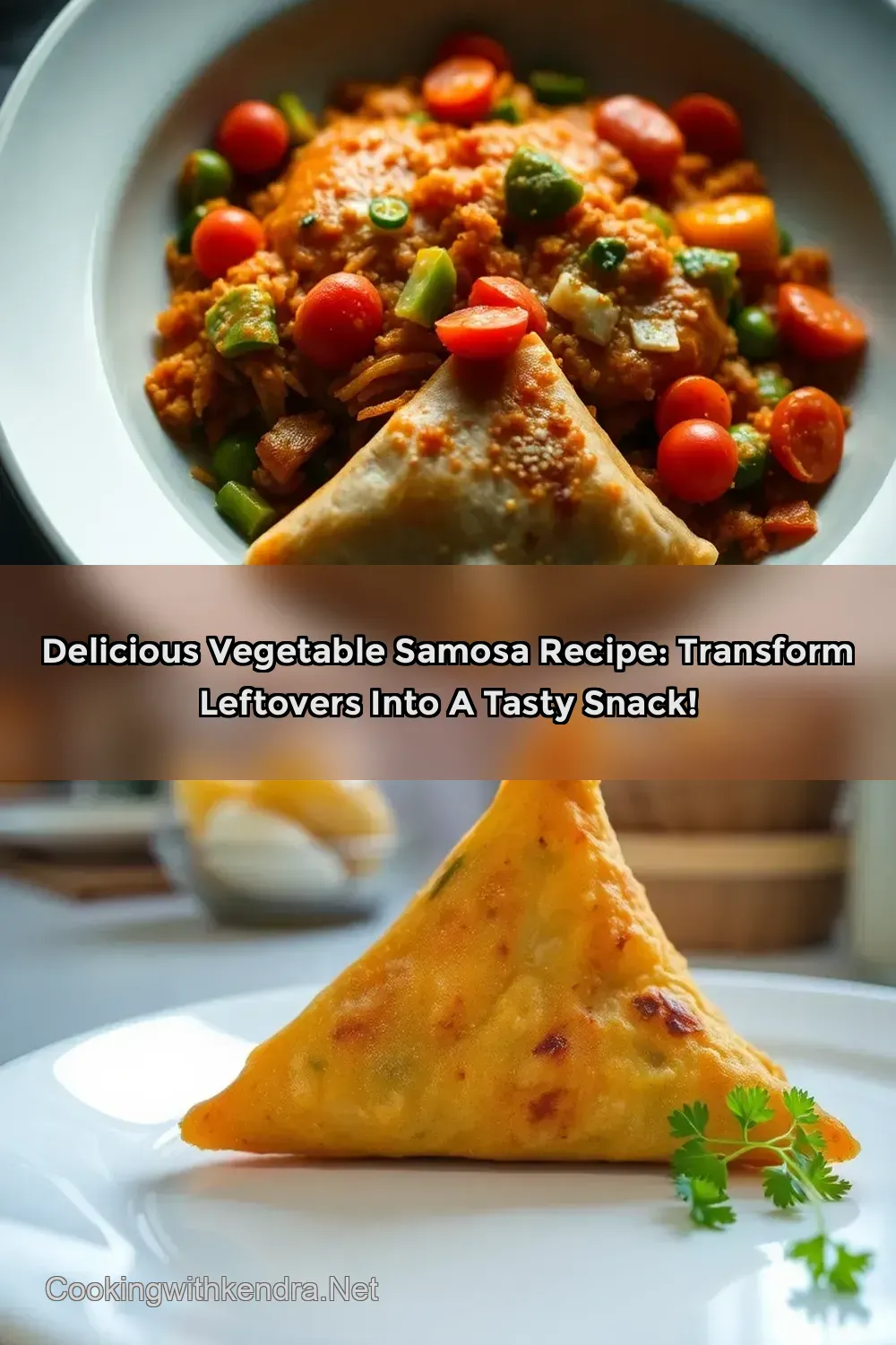 Delicious Vegetable Samosa Recipe: Transform Leftovers into a Tasty Snack! : PIN FOR LATER Delicious Vegetable Samosa Recipe: Transform Leftovers into a Tasty Snack!