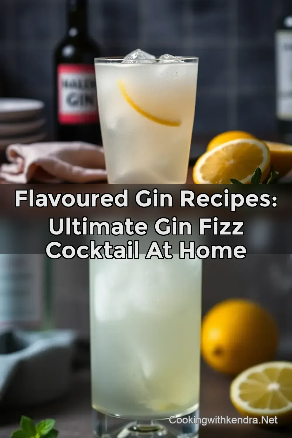 Flavoured Gin Recipes: Ultimate Gin Fizz Cocktail at Home : PIN FOR LATER Flavoured Gin Recipes: Ultimate Gin Fizz Cocktail at Home