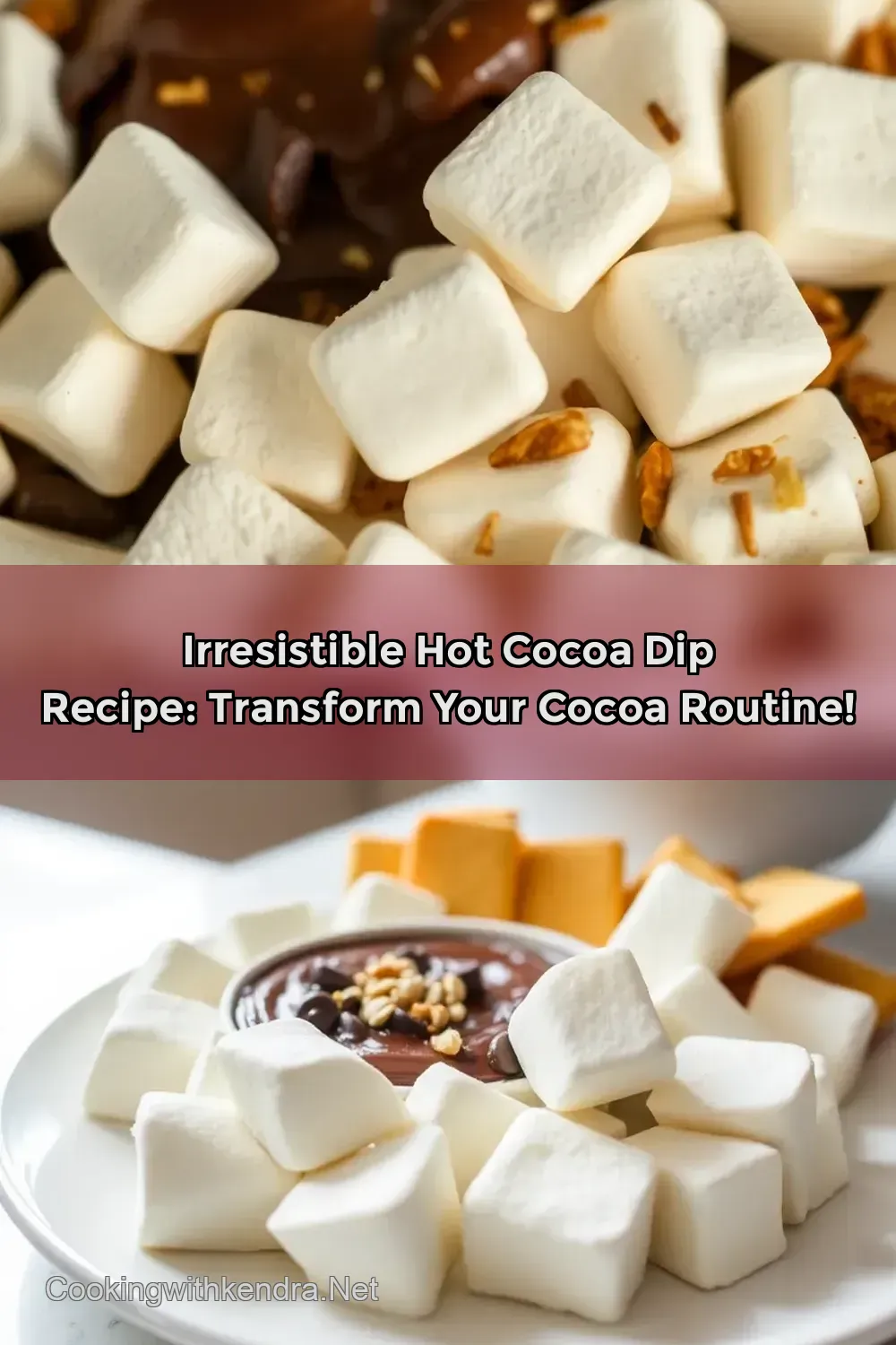 Deliciously Easy Marshmallow with Chocolate Dip: A Sweet…
