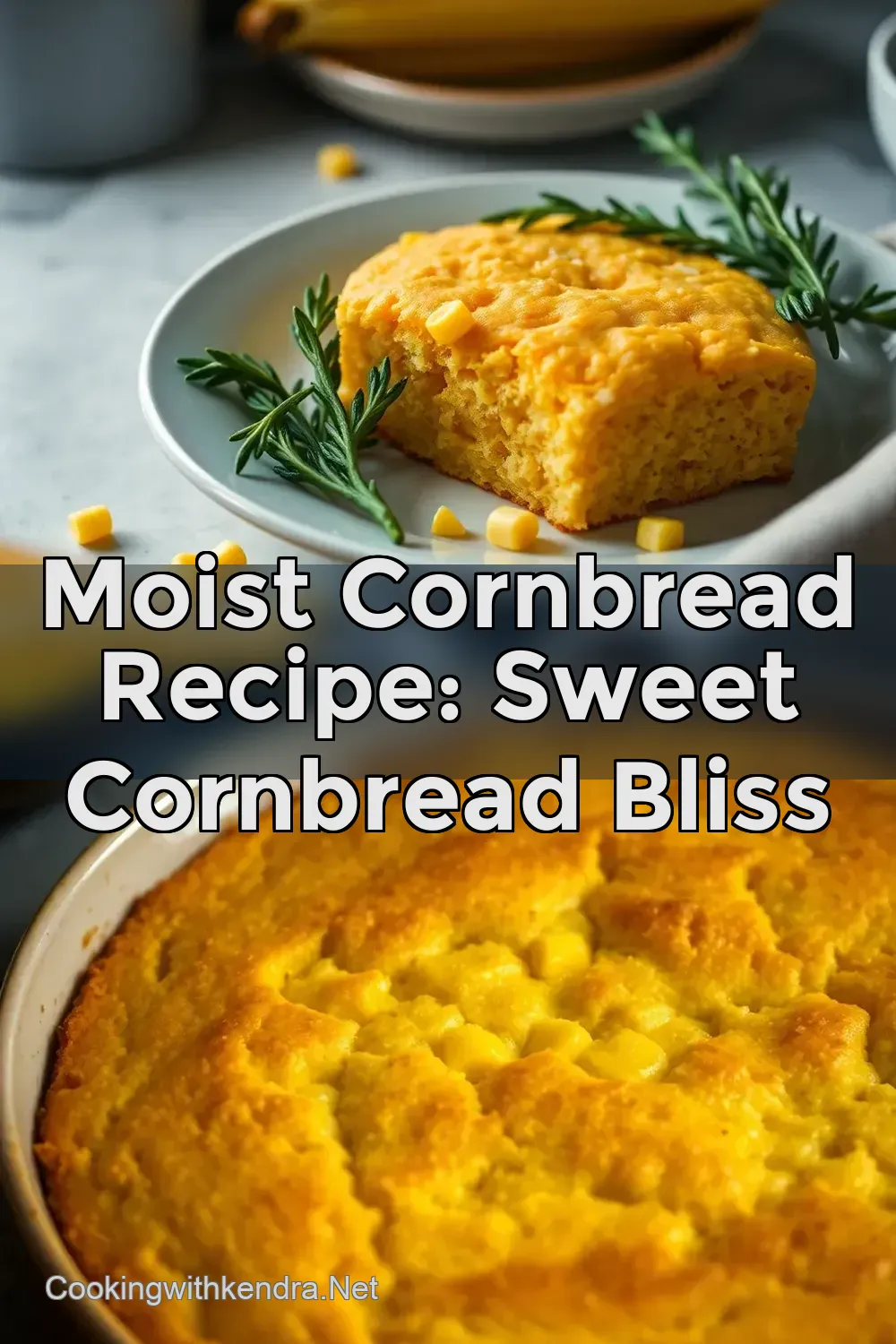 Moist Cornbread Recipe: Sweet Cornbread Bliss : PIN FOR LATER Moist Cornbread Recipe: Sweet Cornbread Bliss