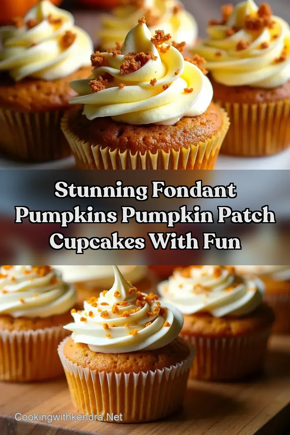 Pumpkin Patch Cupcakes with Fun Easy Fall Baking