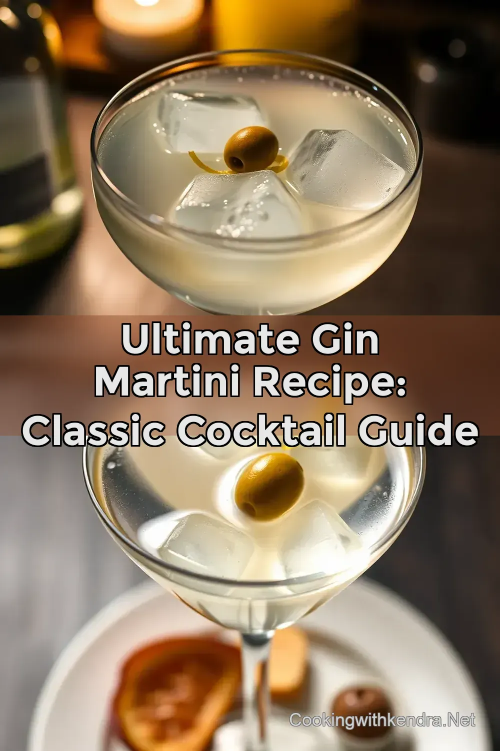 Ultimate Gin Martini Recipe: Classic Cocktail Guide : PIN FOR LATER Ultimate Gin Martini Recipe: Classic Cocktail Guide