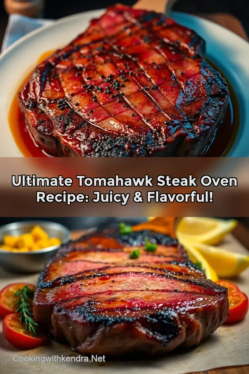 Ultimate Tomahawk Steak Oven Recipe: Juicy & Flavorful! : PIN FOR LATER Ultimate Tomahawk Steak Oven Recipe: Juicy & Flavorful!