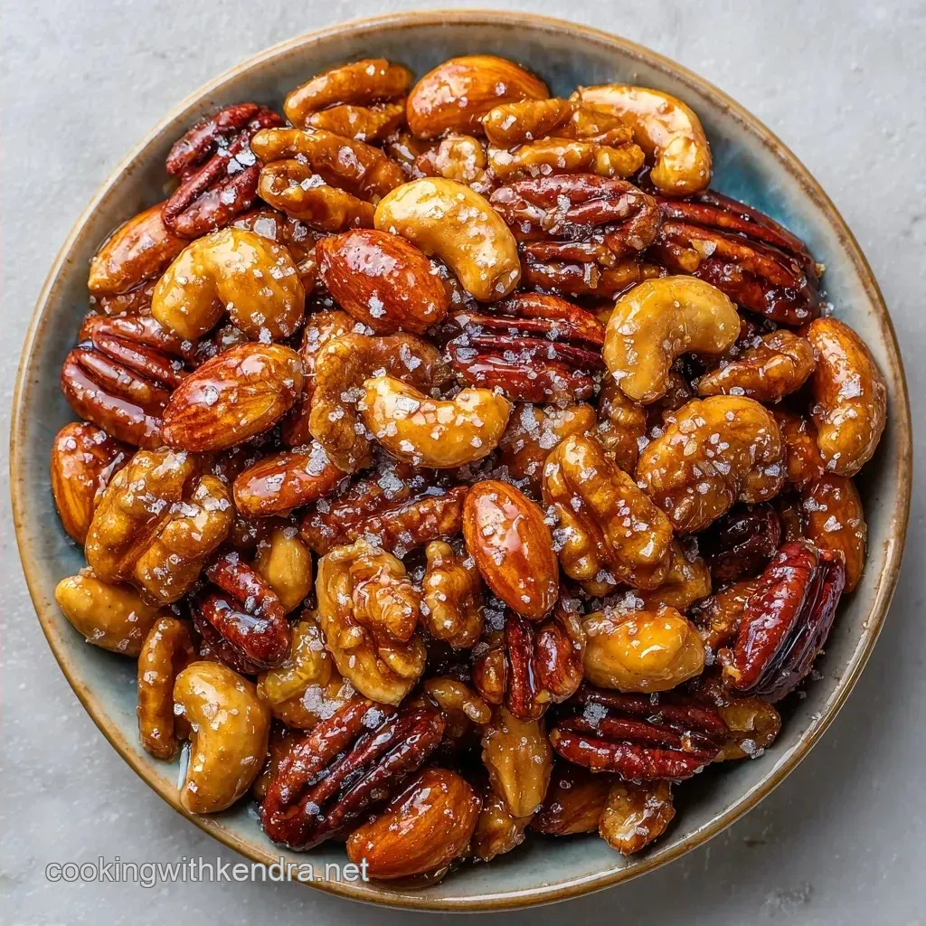 Honey Roasted Road Trip Nuts in 20 Min - Cooking with Kendra