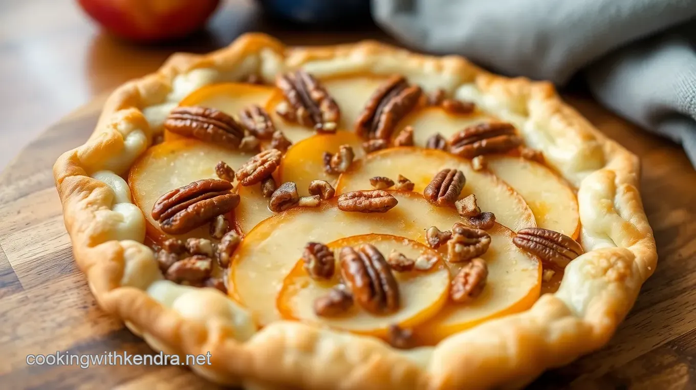 Apple and Pecan Danish Pastry Tart