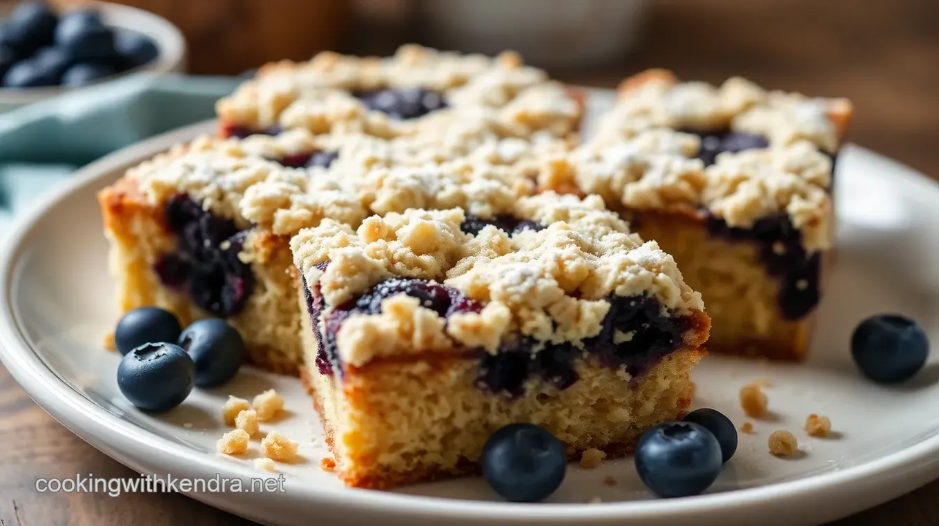 Delicious Blueberry Crumb Cakes