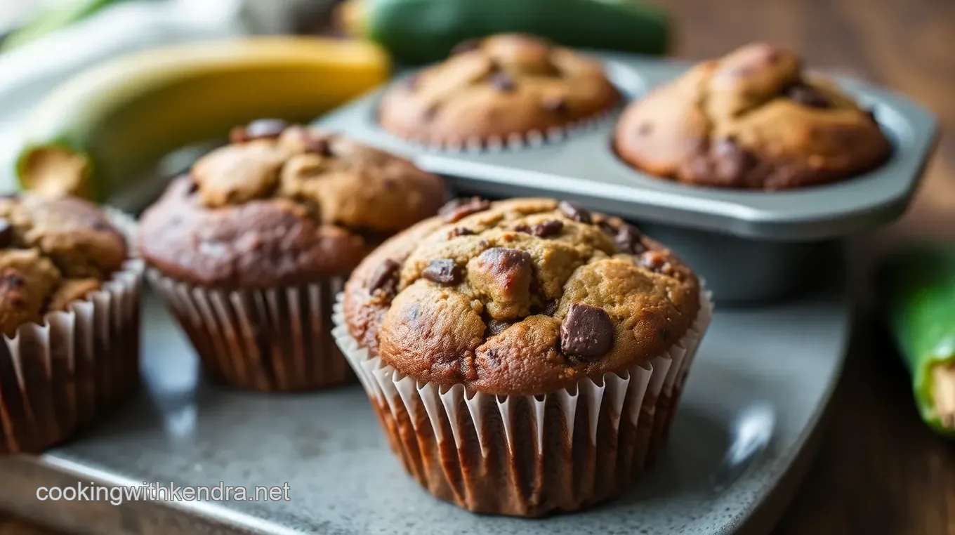 Courgette and Chocolate Muffins