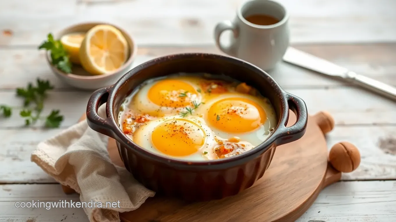 Oeufs en Cocotte: Creamy Baked Eggs Delight