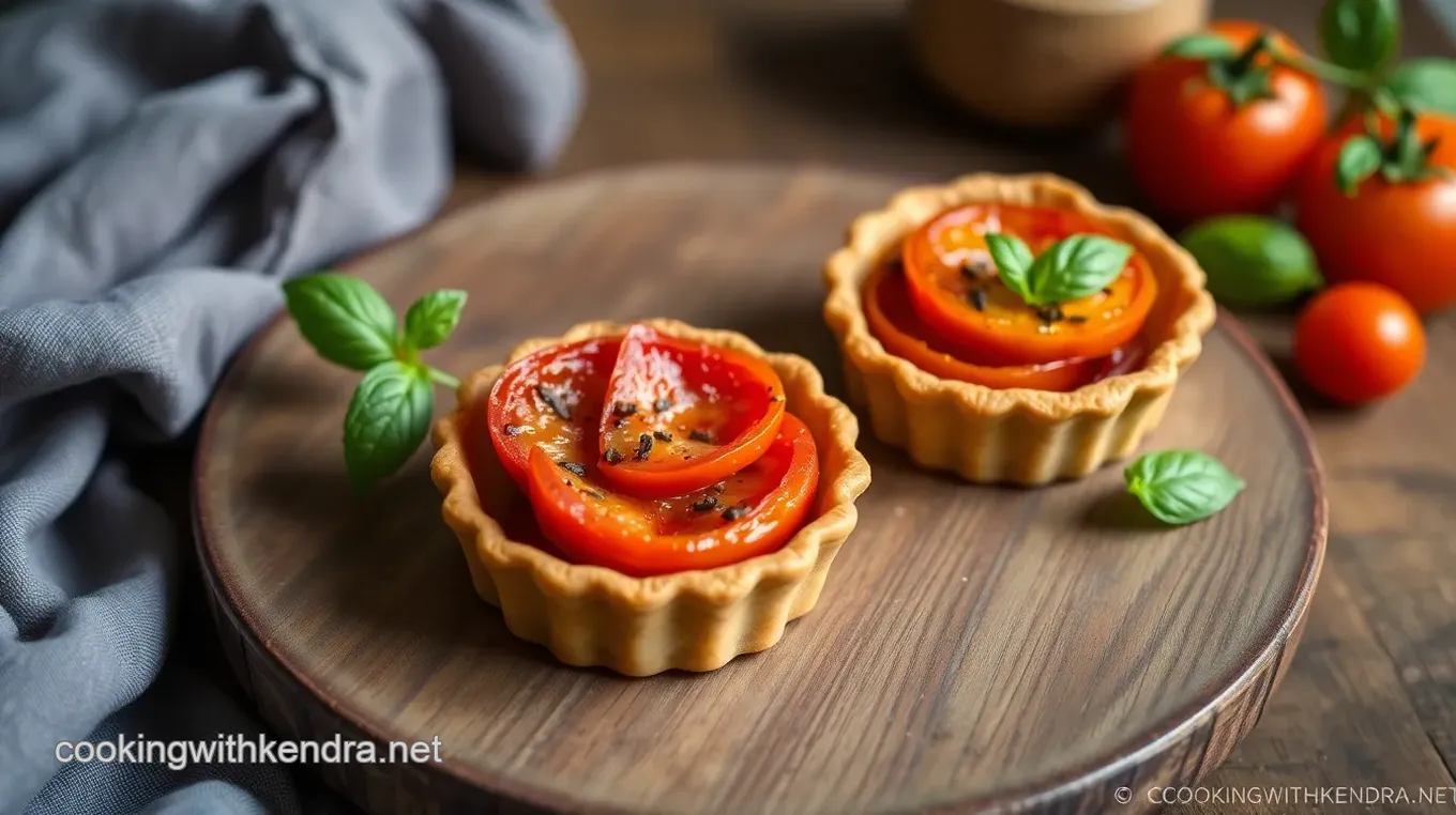 Fresh Heirloom Tomato Tartlets