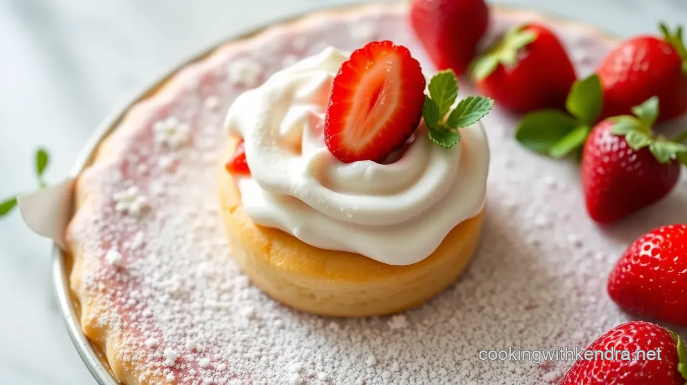 Strawberry Cream Cheese Filled Pastry Topped with Strudel