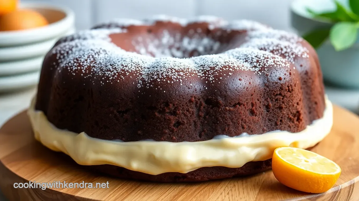 Chocolate Cream Cheese Pound Cake