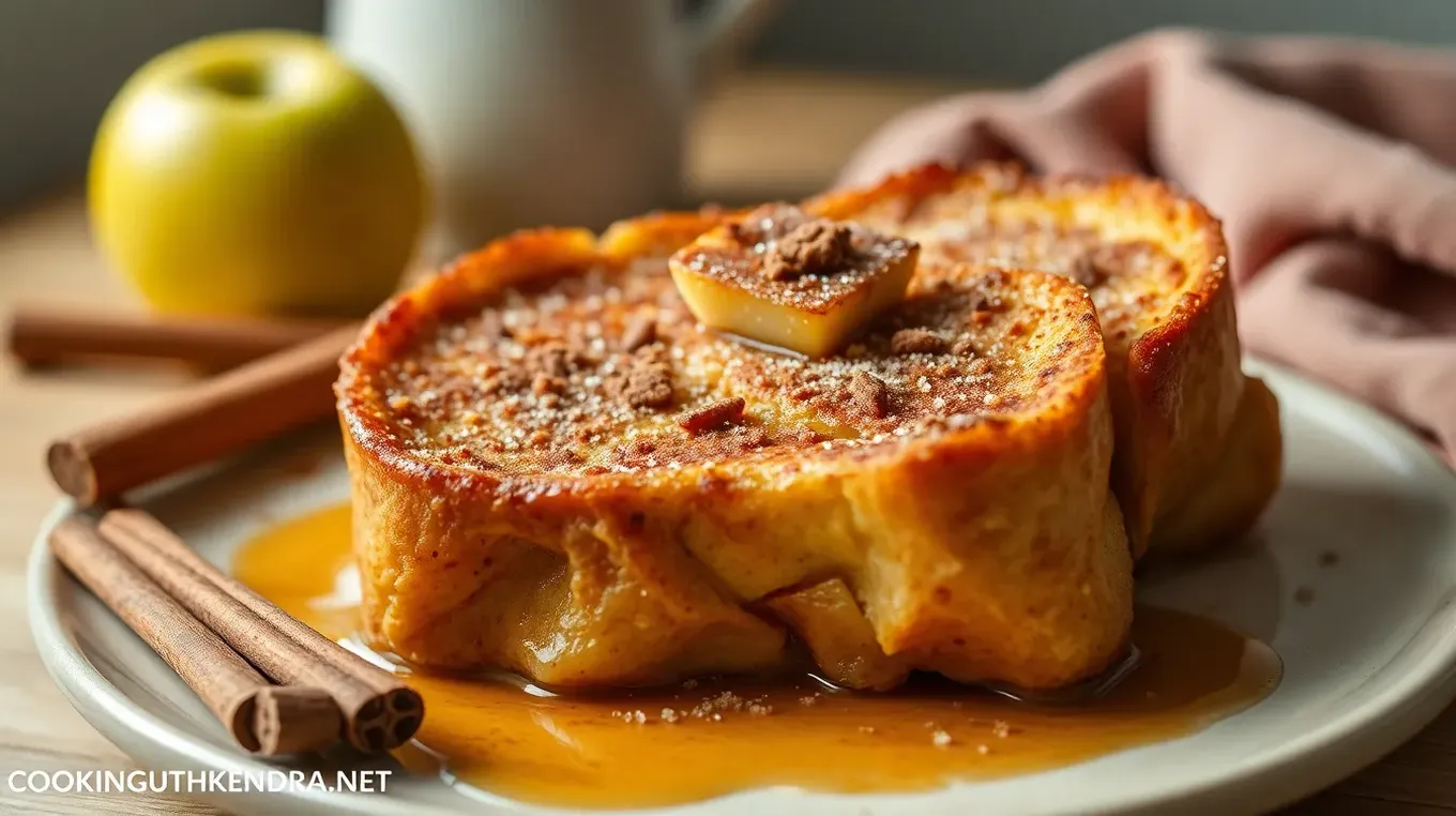 Delicious Bake Apple Cinnamon French Toast Delight