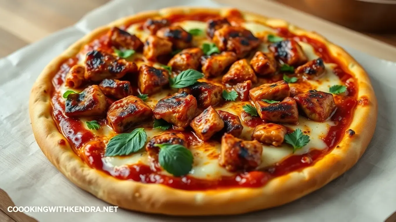 Delicious BBQ Chicken Pizza