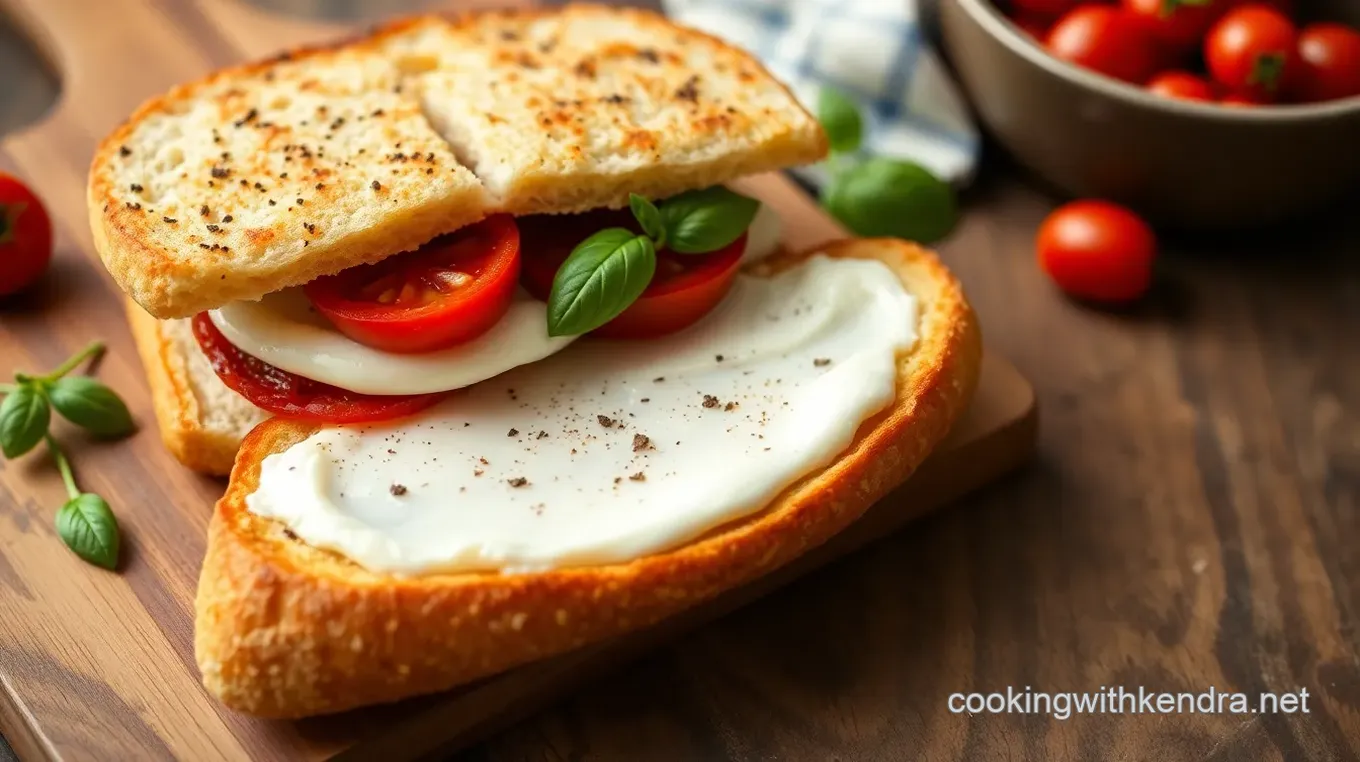 Grilled Sundried Tomato Caprese Panini