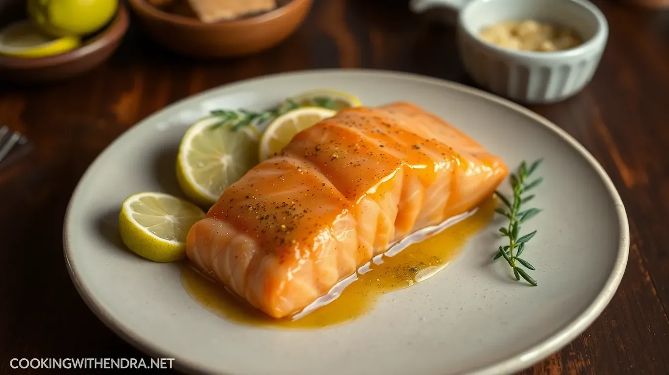 Ginger-Lime Butter Smoked Salmon Delight