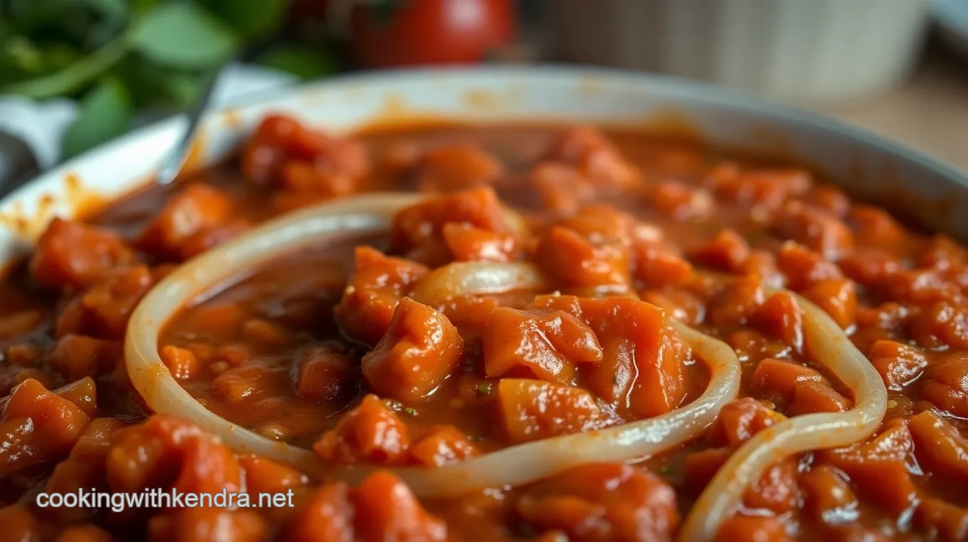 Heavenly Tomato Sauce for Stuffed Cabbage Rolls