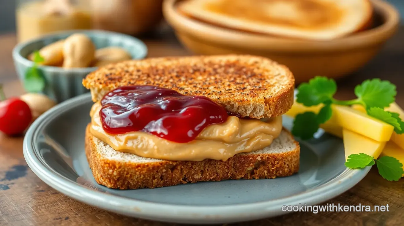 Classic Peanut Butter and Jelly Sandwich