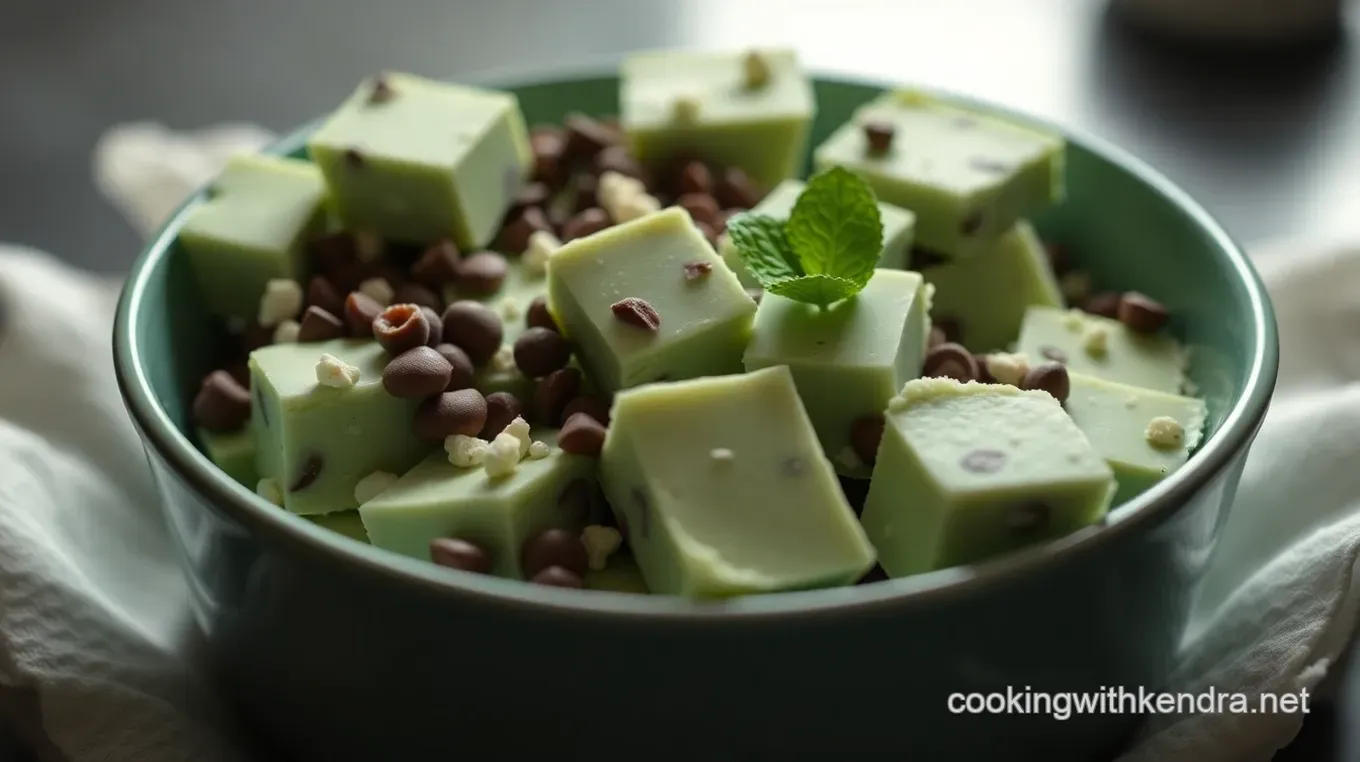 Minty Bliss: Easy Homemade Creme de Menthe Fudge Recipe Minty Bliss: Homemade Creme de Menthe Fudge
