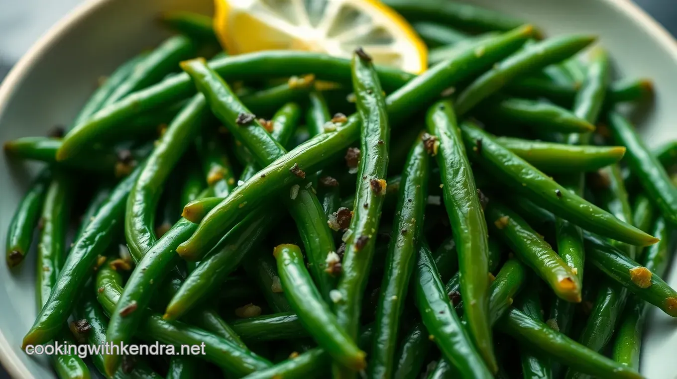 Perfectly Steamed Green Beans with a Touch of Lemon Perfectly Steamed Green Beans with a Touch of Lemon