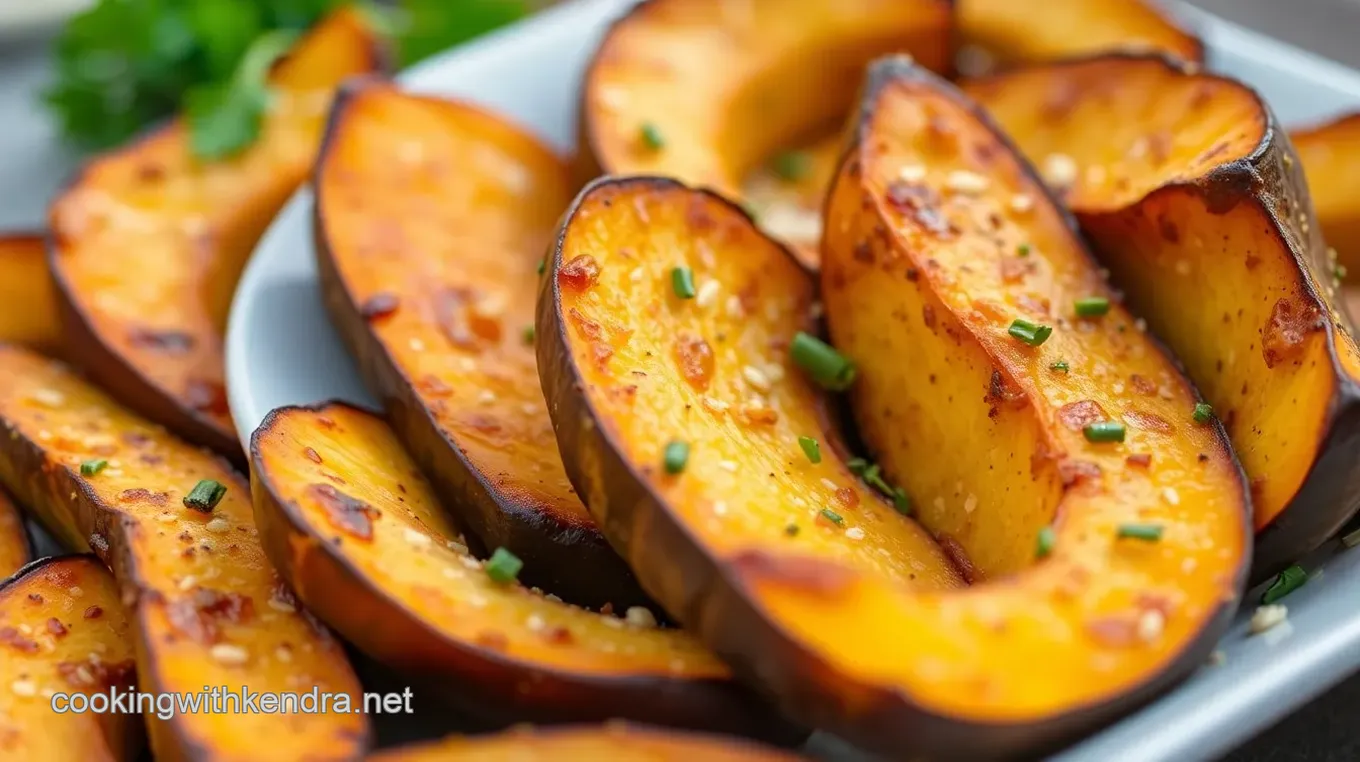 Roasted Pumpkin Wedges