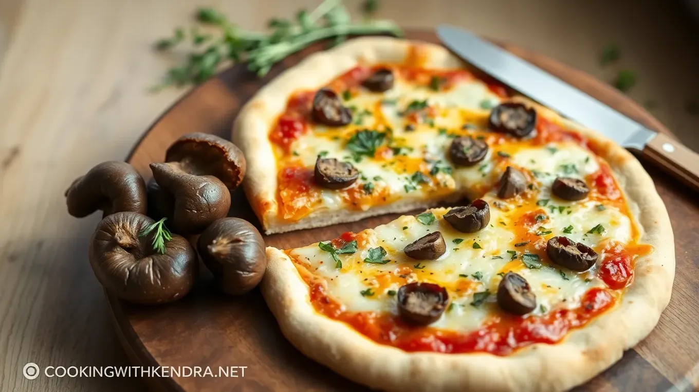 Savory Shiitake & Herb Pizza Delight