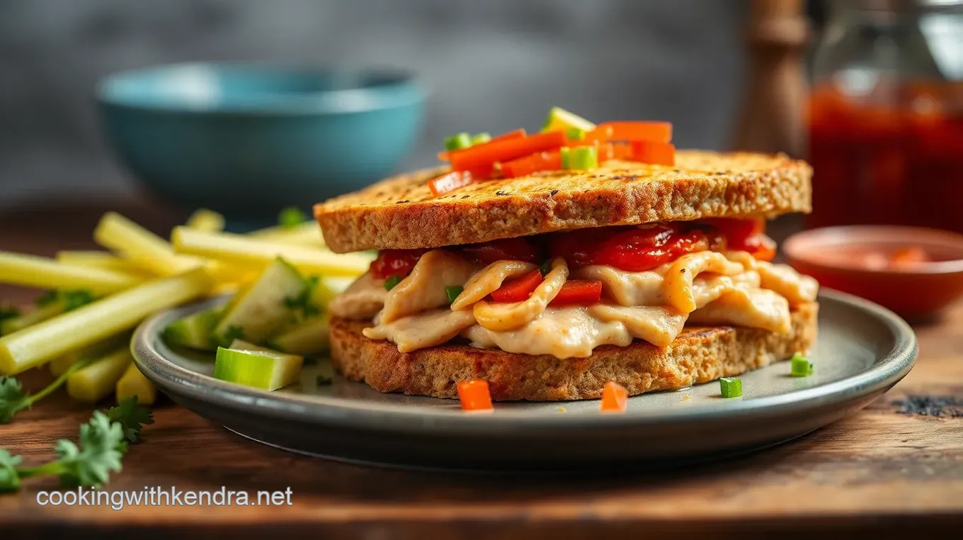 Spicy South of the Border Tuna Melt