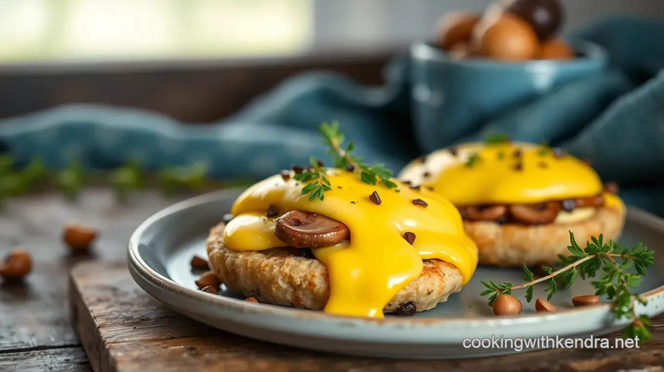 Woodland Mushroom Benedict Delight