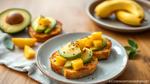 Toast Avocado Mango Delight Quick & Easy