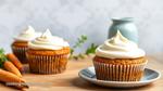 Bake Carrot Cake Cupcakes with Creamy Frosting