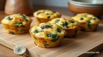 Bake Mini Quiche Muffins with Spinach