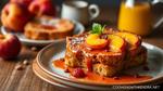 French Toast Peach Melba Delight