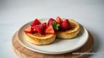 Toast English Muffins with Strawberries Delight