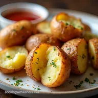 Air Fryer Baked Potatoes Crispy Skins Fluffy Inside