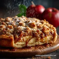 The Best Apple Pie Pizza Recipe with Crispy Crumble