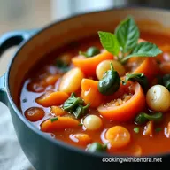 Healthy Autumn Minestrone Soup Hearty VeggiePacked Recipe