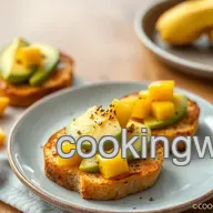 My Easy Toast Avocado Mango Delight: A Tropical Breakfast Treat!