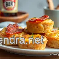 Ultimate Bake Bacon Beer Cheddar English Muffin Bites: Easy & Delicious!