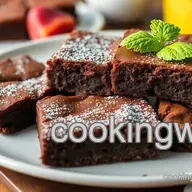 Bake Rich Cocoa Powder Brownies in 45 Min