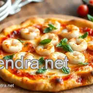 Delicious Bake Shrimp Pizzetta with Mediterranean Flair: Easy Weekend Dinner!