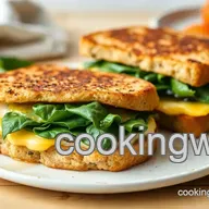Easy & Savory Bake Spinach Breakfast Sandwiches in 30 Min: A Family Favorite