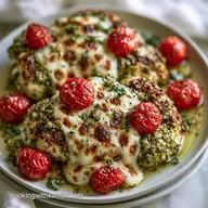 Baked Basil Pesto Chicken for 4 Servings