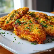 Baked Breaded Chicken Cutlets for 4 Servings
